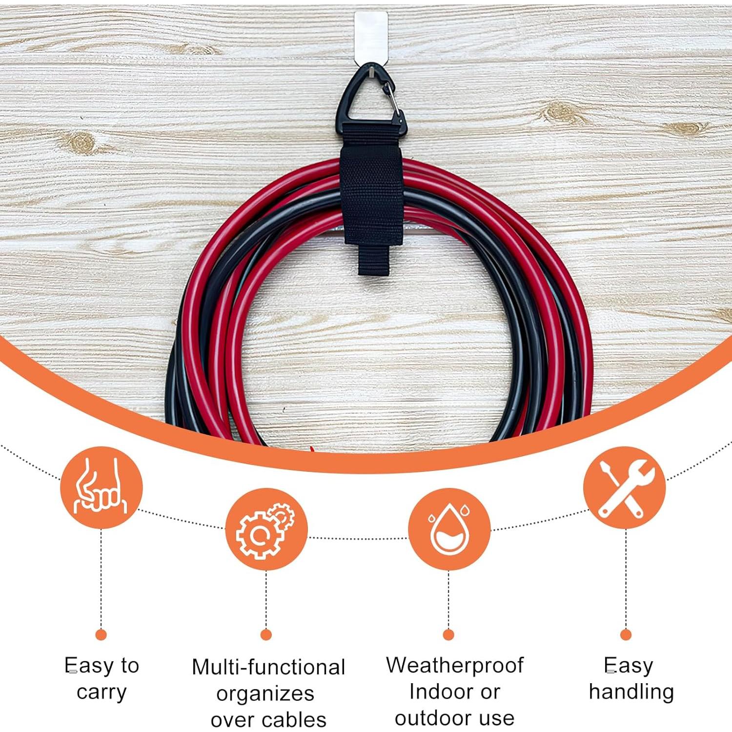 Set Organizador de Cables Vocect 10 Piezas con Correas