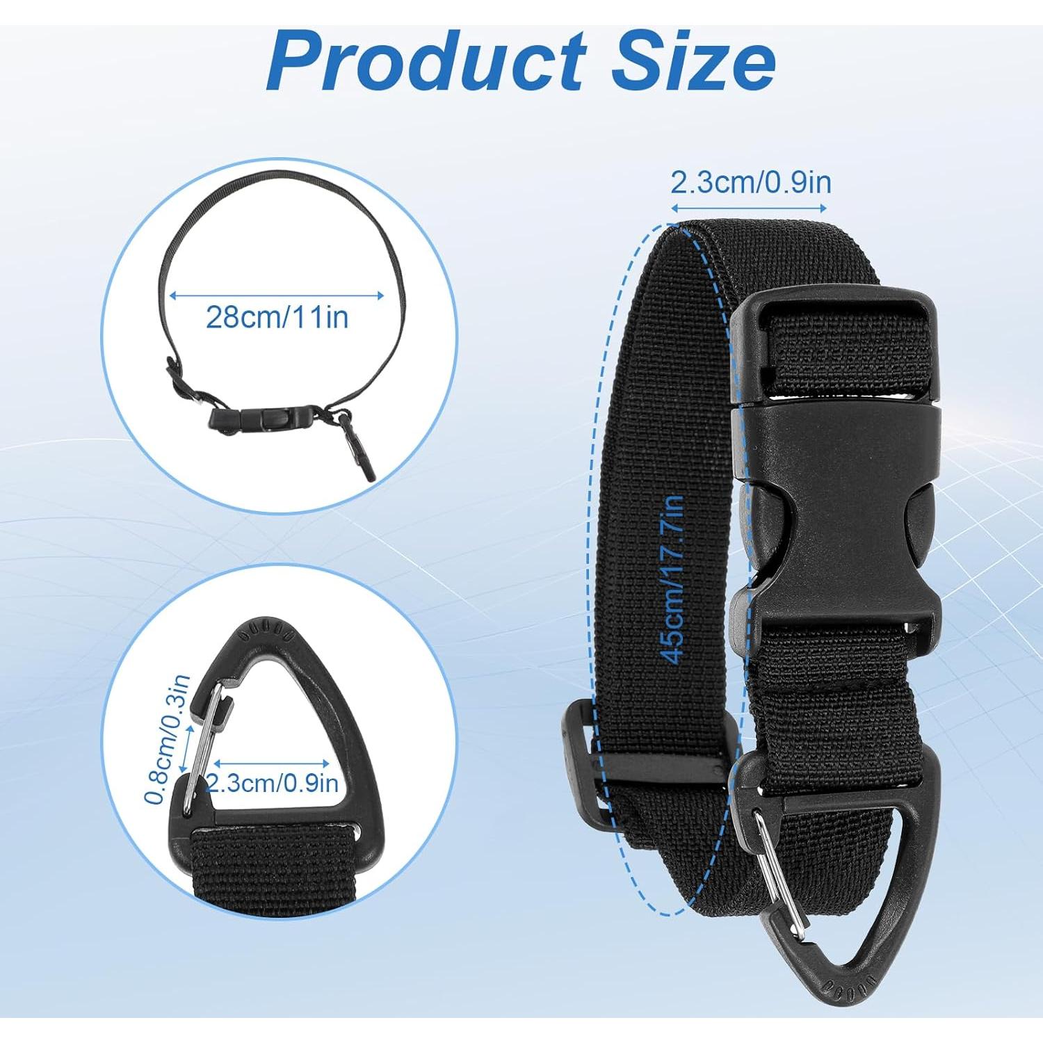 18 Organizadores de Soporte para Cables MBAIYO 43 cm Ajustables