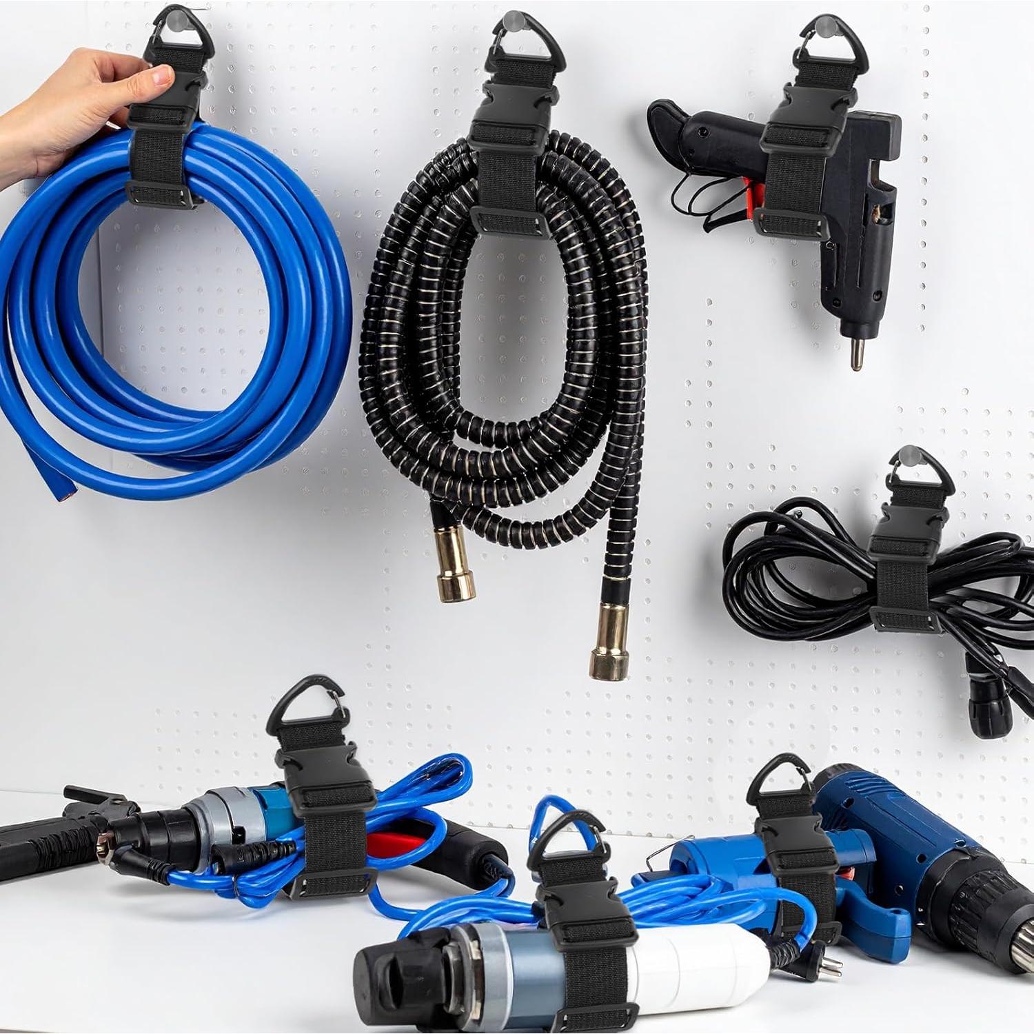 18 Organizadores de Soporte para Cables MBAIYO 43 cm Ajustables