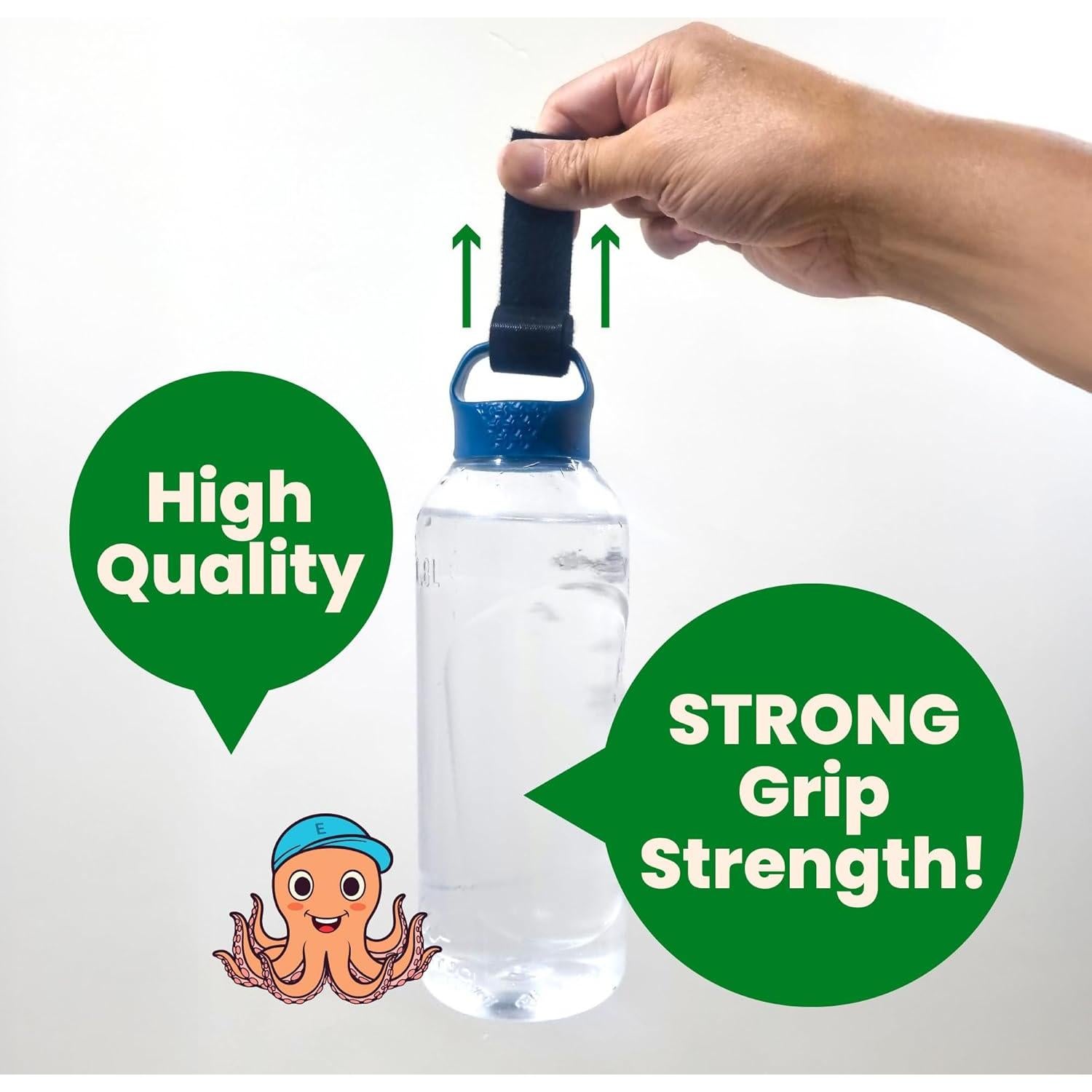 Cinta de Velcro Doble Cara ECOHomes 2.54 cm x 9.14 m Negra