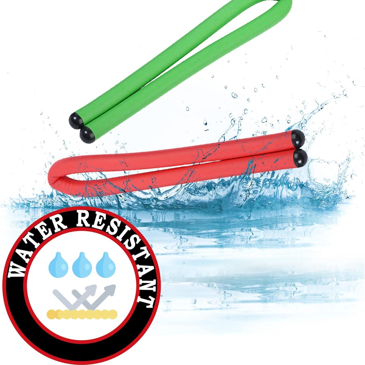 Ataduras de Goma Andalus Twist Amarillo 17" Reutilizables 4 Pzas