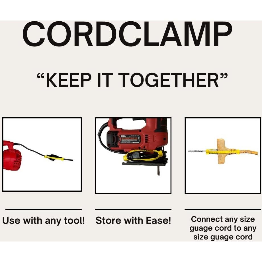 Paquete de 3 Clamps Universales CordClamp para Cables