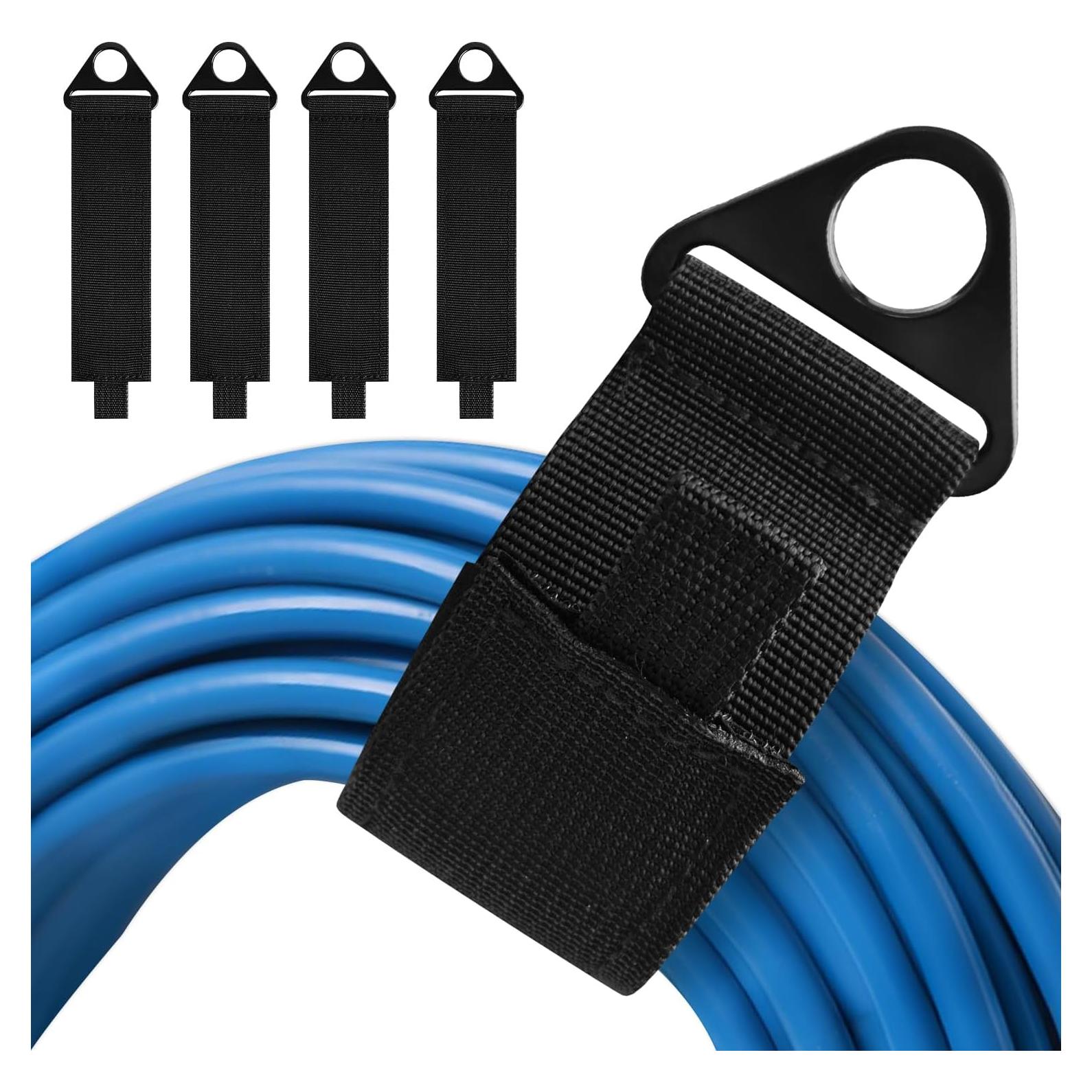 Paquete de 4 correas organizadoras ZESION 25.4 cm reutilizables