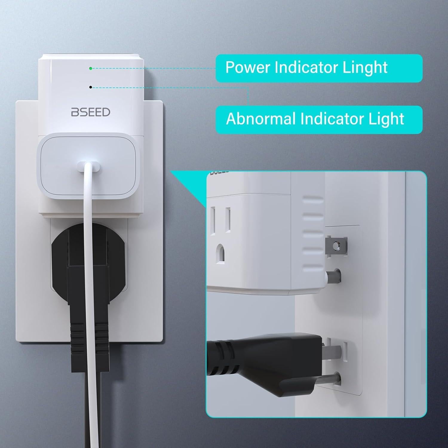 Protector de Sobretensión BSEED 15A 1875W 2 Paquete