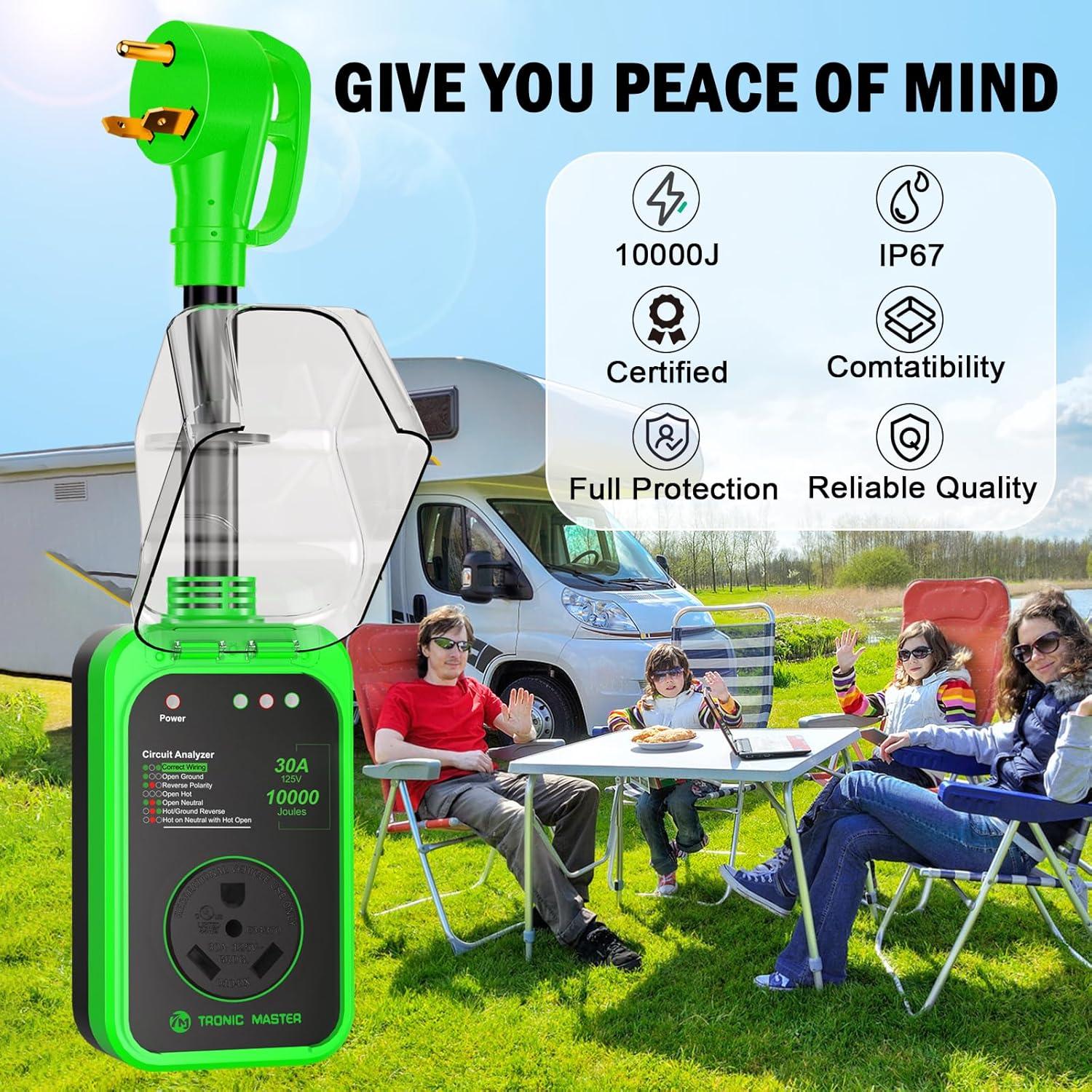 Protector de Sobretensión RV TRONIC MASTER 30A 10000J Joules