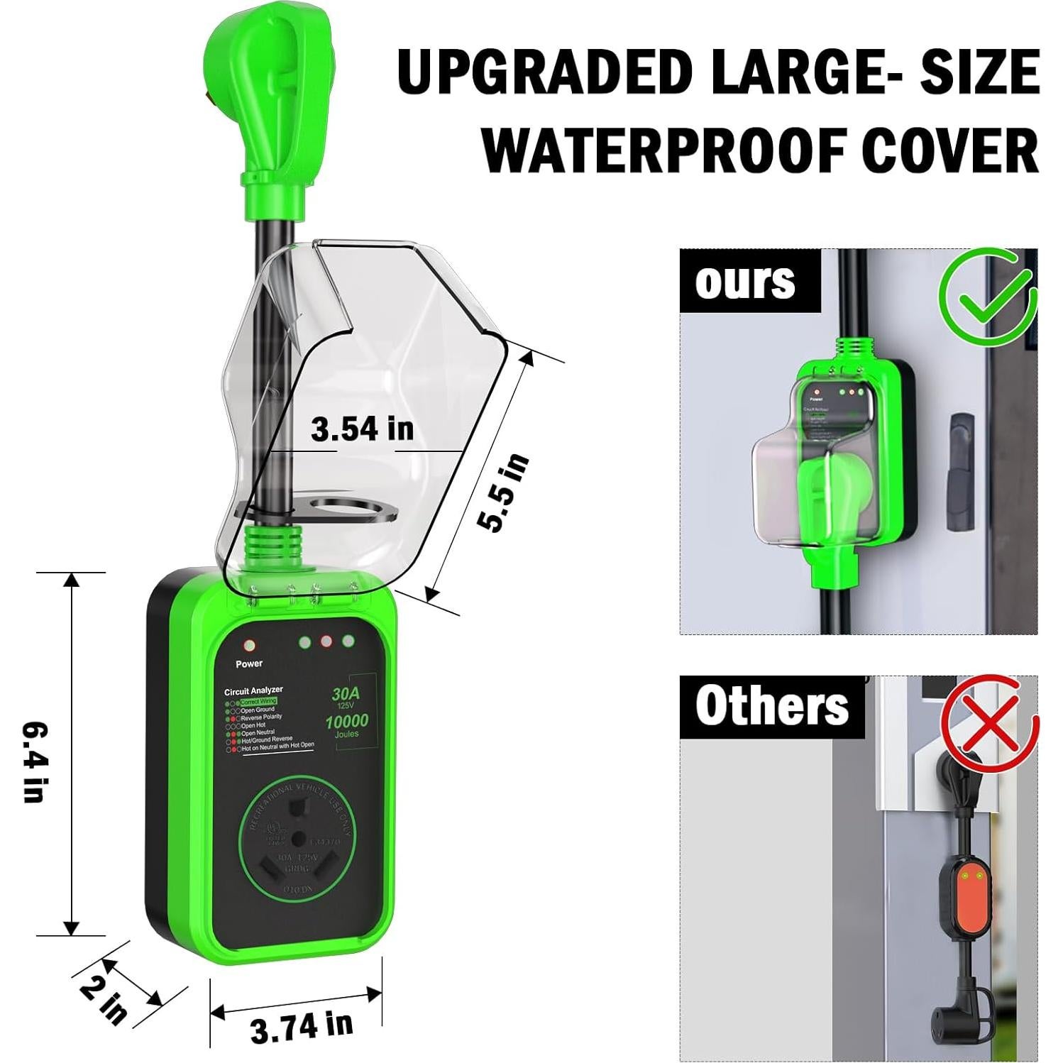 Protector de Sobretensión RV TRONIC MASTER 30A 10000J Joules