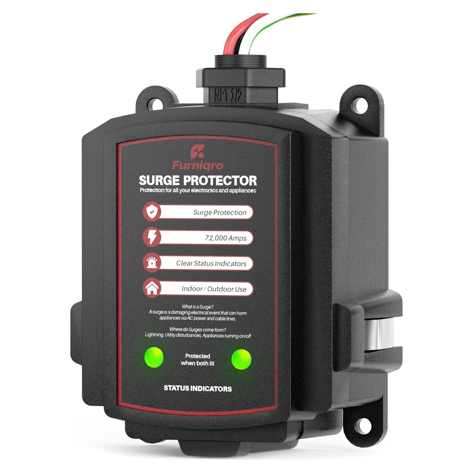 Protector de Sobretensiones Furniqro FHSPD72S 72000A 120/240V