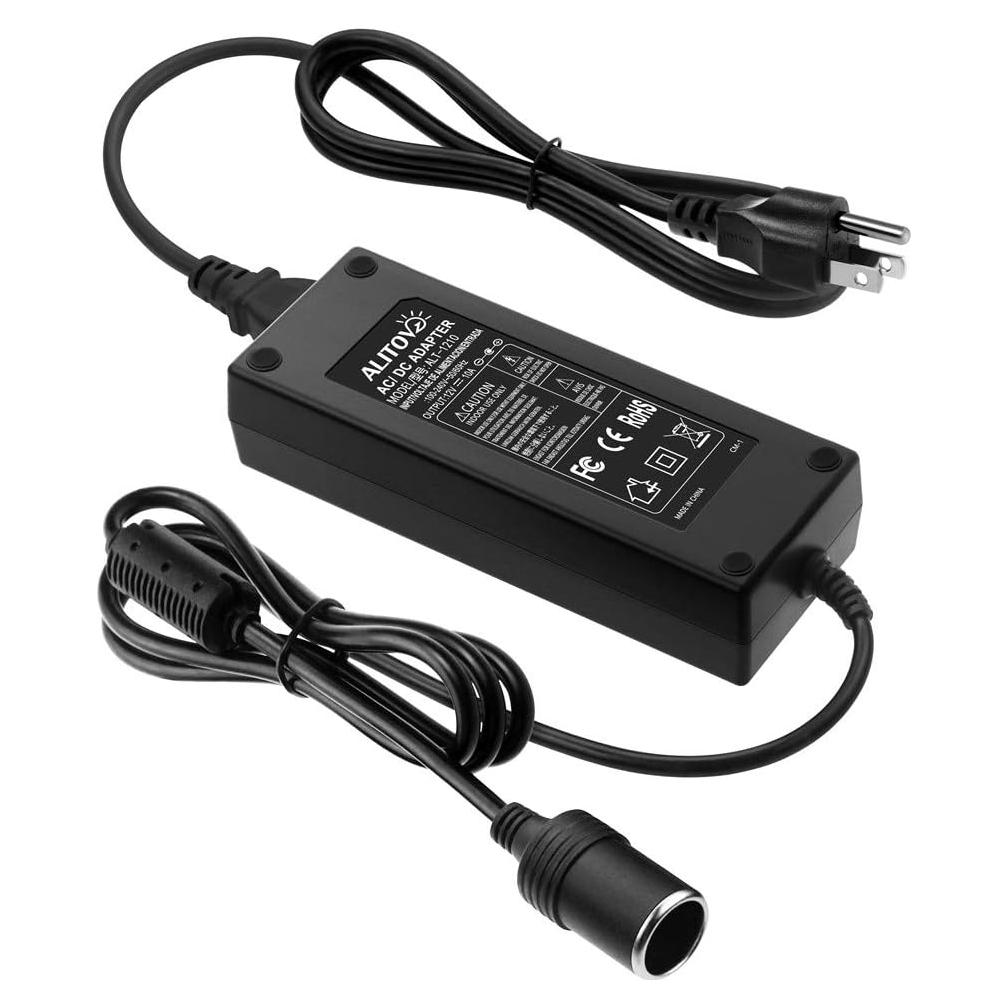 Convertidor CA a CC ALITOVE 12V 10A 120W Adaptador Coche