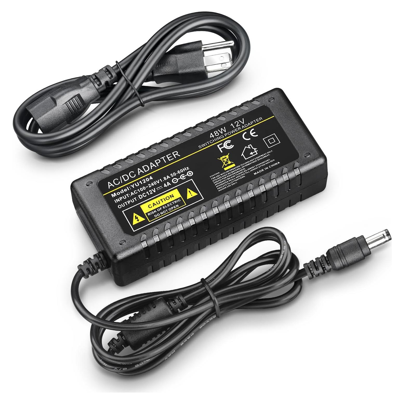 Adaptador de corriente 12V 4A HPMN 48W AC/DC 5.5x2.5mm