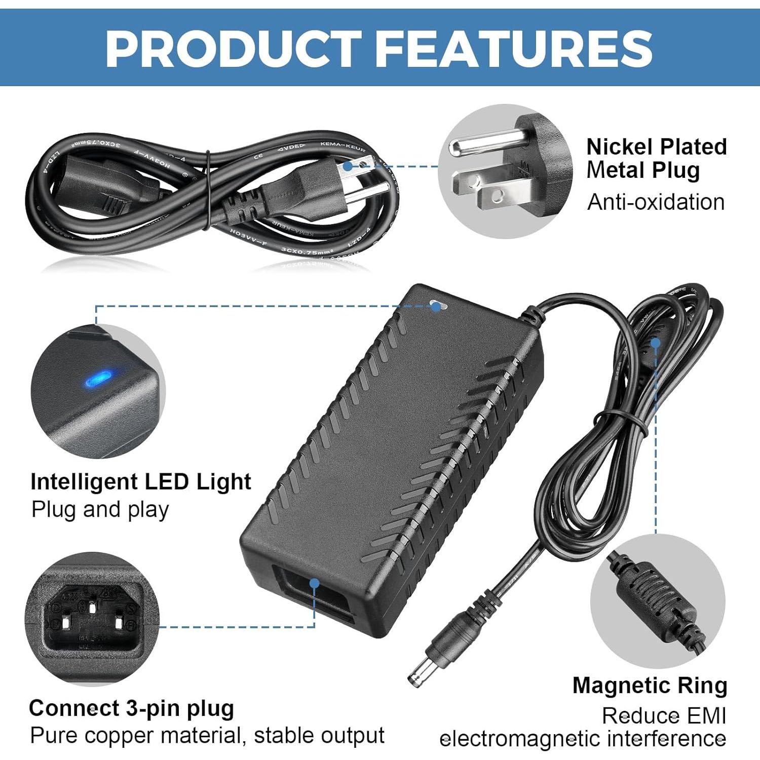 Adaptador de corriente 12V 4A HPMN 48W AC/DC 5.5x2.5mm