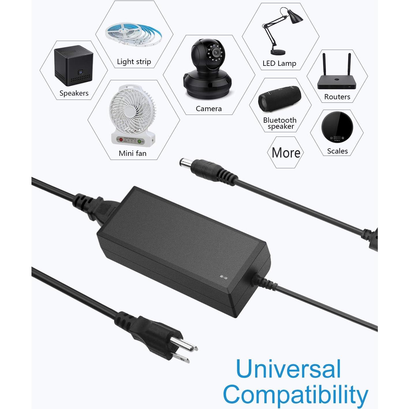 Fuente de Poder 24V 2A ALITOVE Adaptador CA/CC 48W