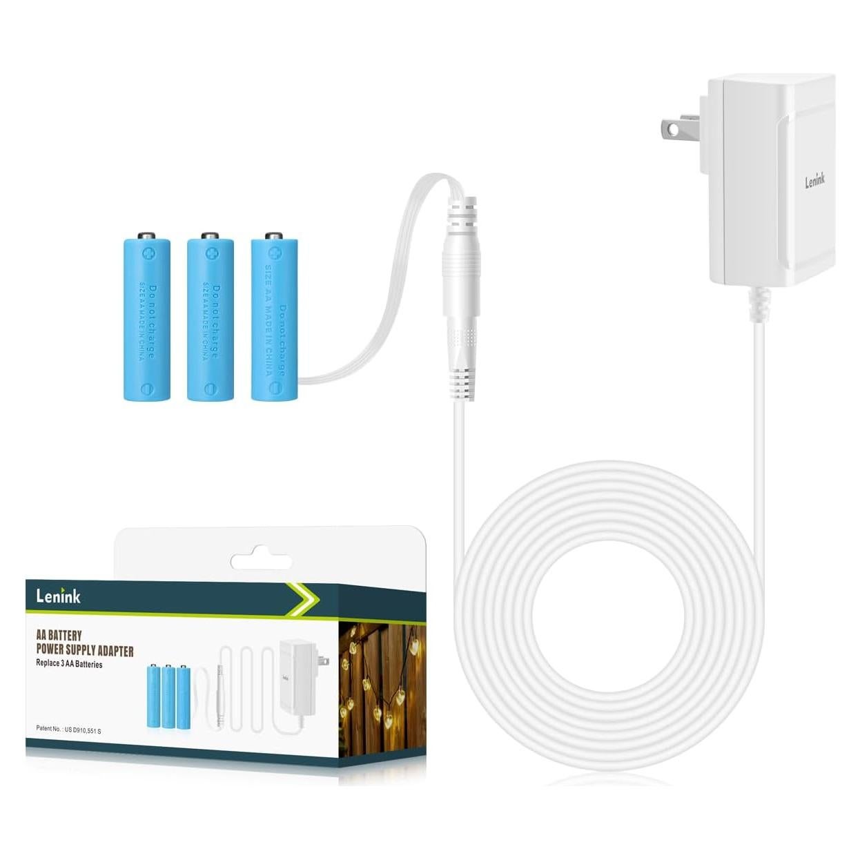 Adaptador de Alimentación AC Lenink para 3 Baterías AA 4.5V