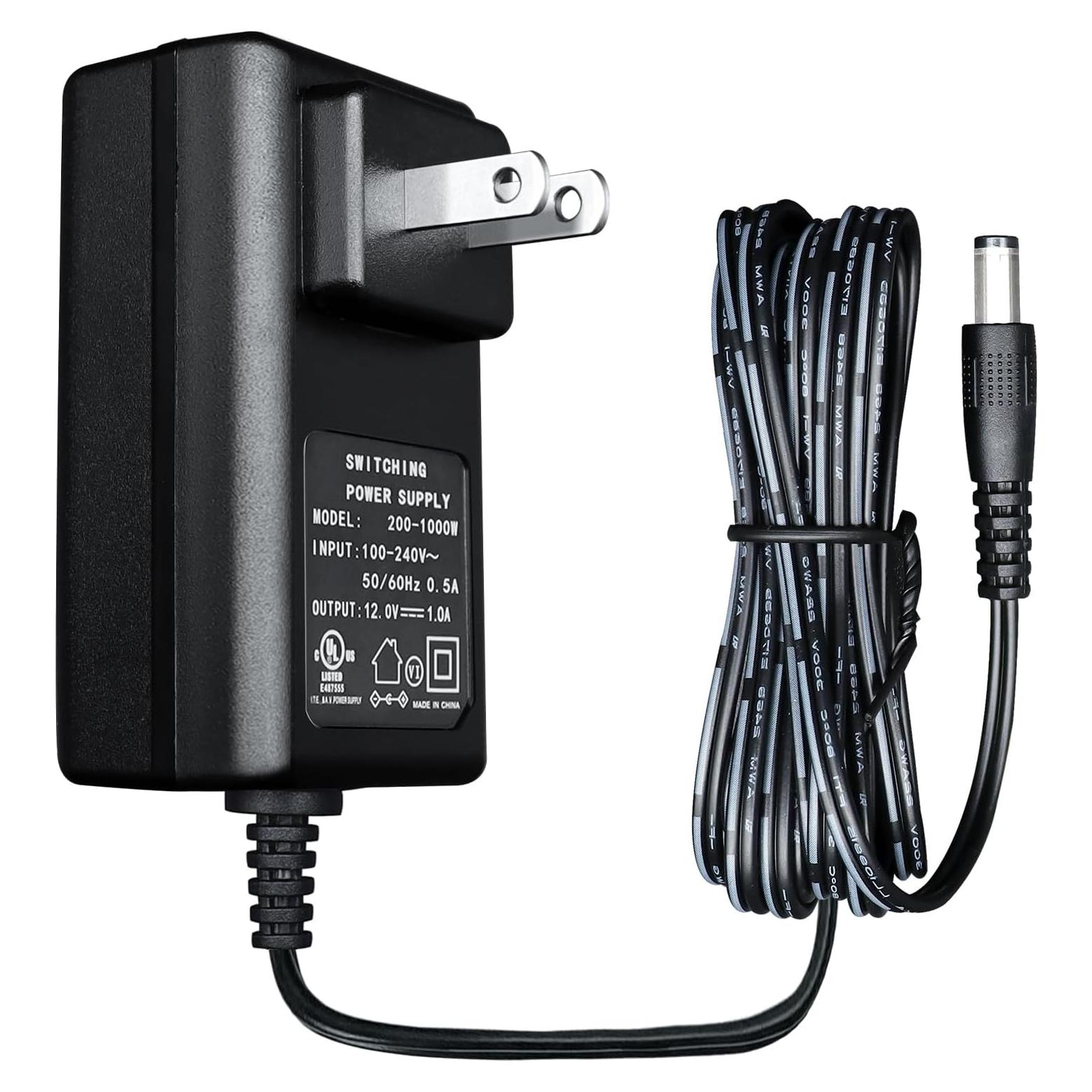 Adaptador de Fuente de Alimentación 12V 1A Oxzeewee 1.8m