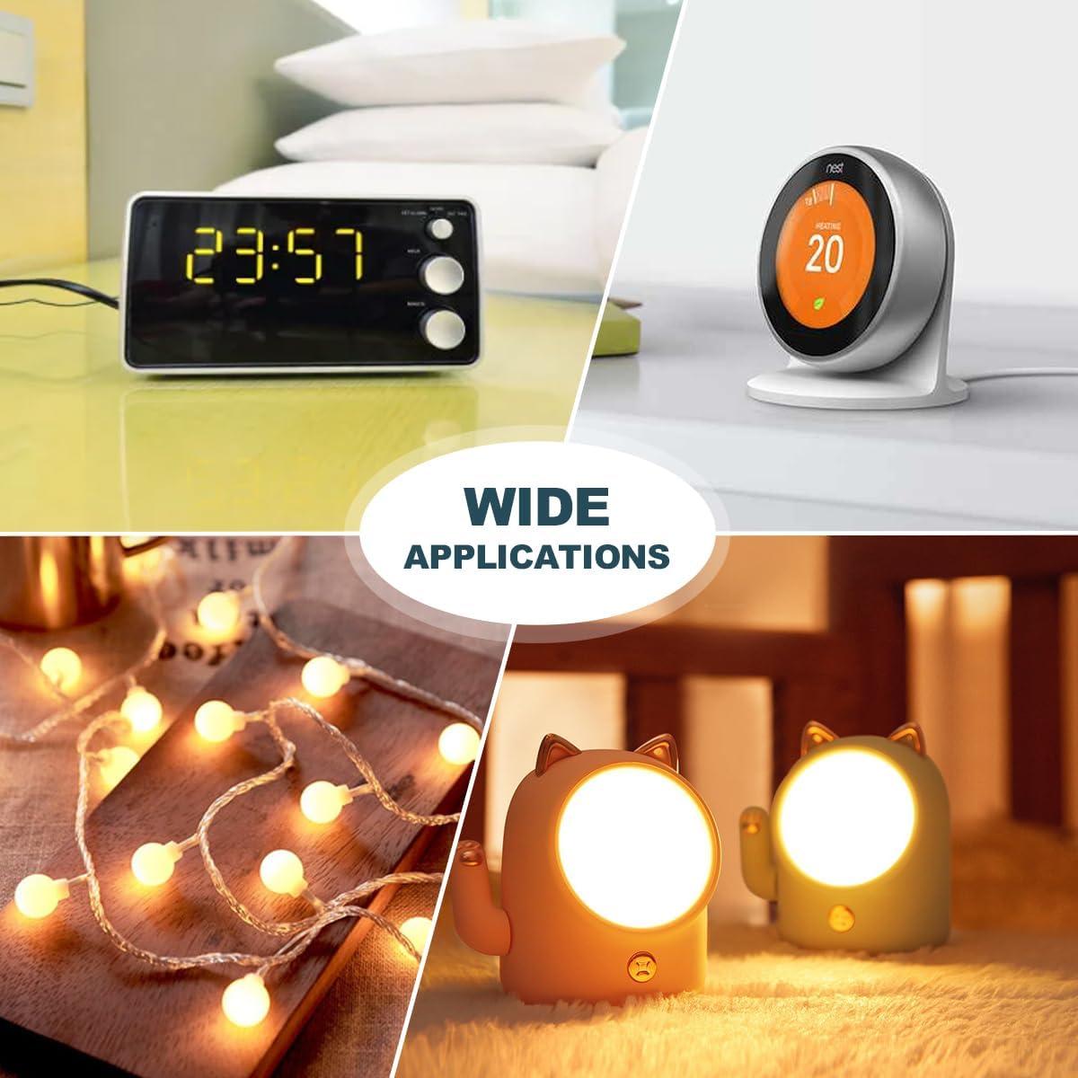 Adaptador de corriente CA ajustable Lenink 2-4 AA 3V-6V Negro