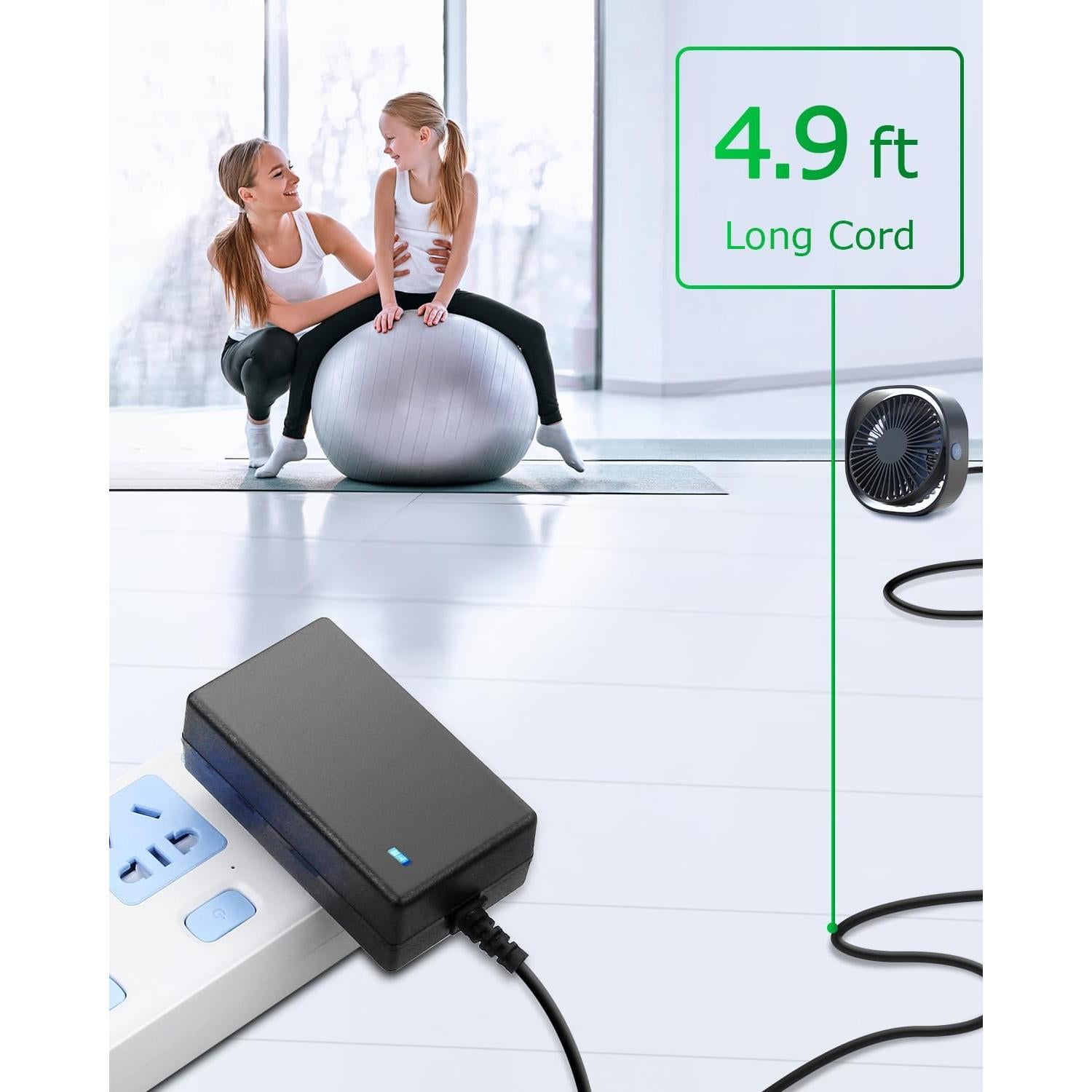 Adaptador de Alimentación AC/DC 12V 3A 36W con 10 Enchufes