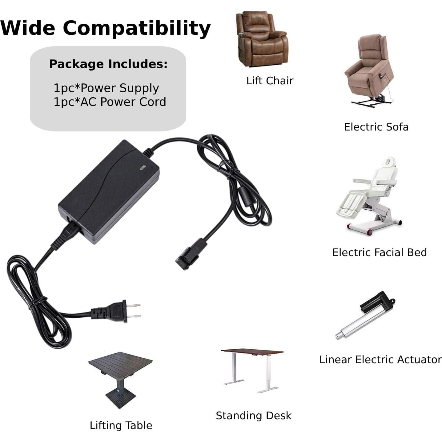 Fuente de Poder Universal 29V 2A HCHNH para Reclinable Eléctrico