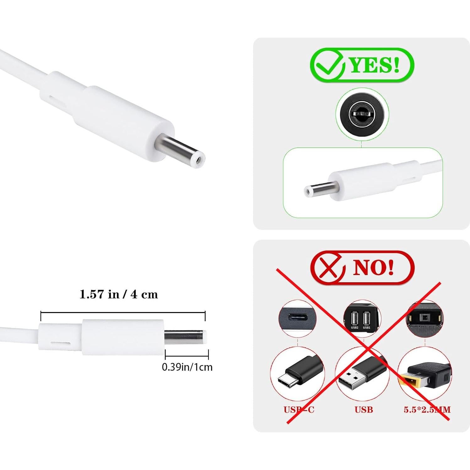 Cable de Alimentación 5V 2A CSDWELL para Aura Carver AF900 AF100