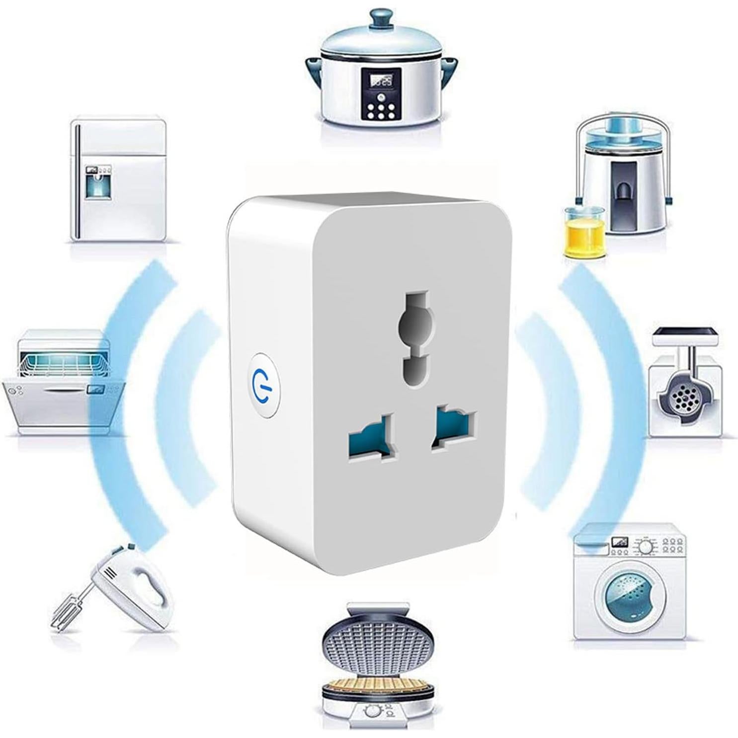 Enchufe Inteligente FTVOGUE 15A Control por Voz y APP