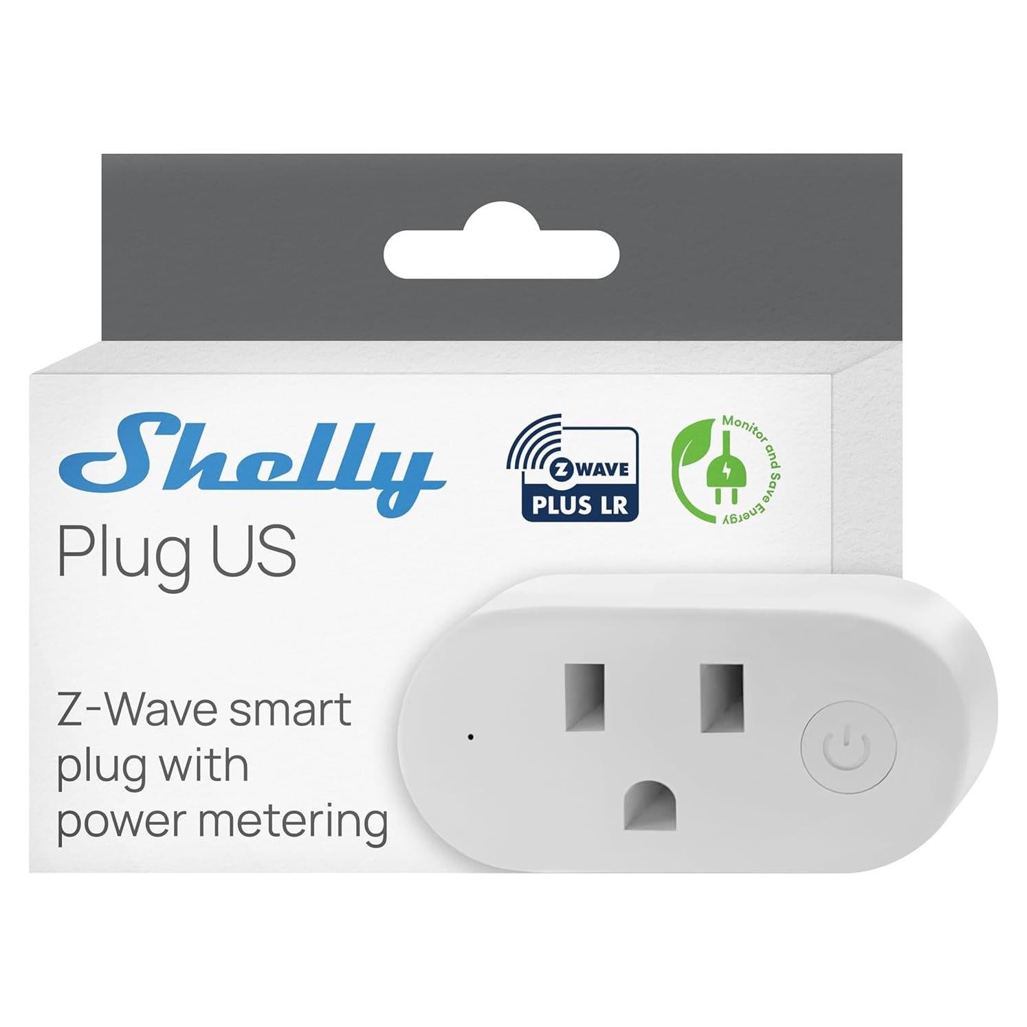Enchufe Inteligente Shelly Wave Z-Wave Largo Alcance 15A