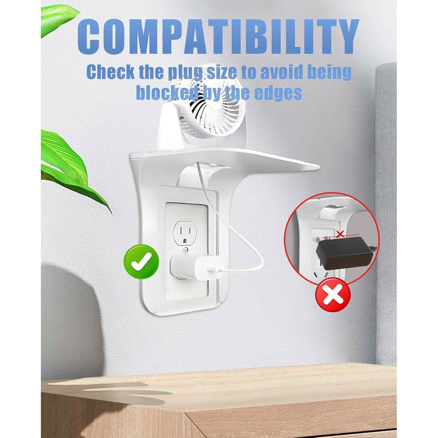 Estante de Enchufe Gaahkai SL064 - 3 Paquetes, 17x15 cm