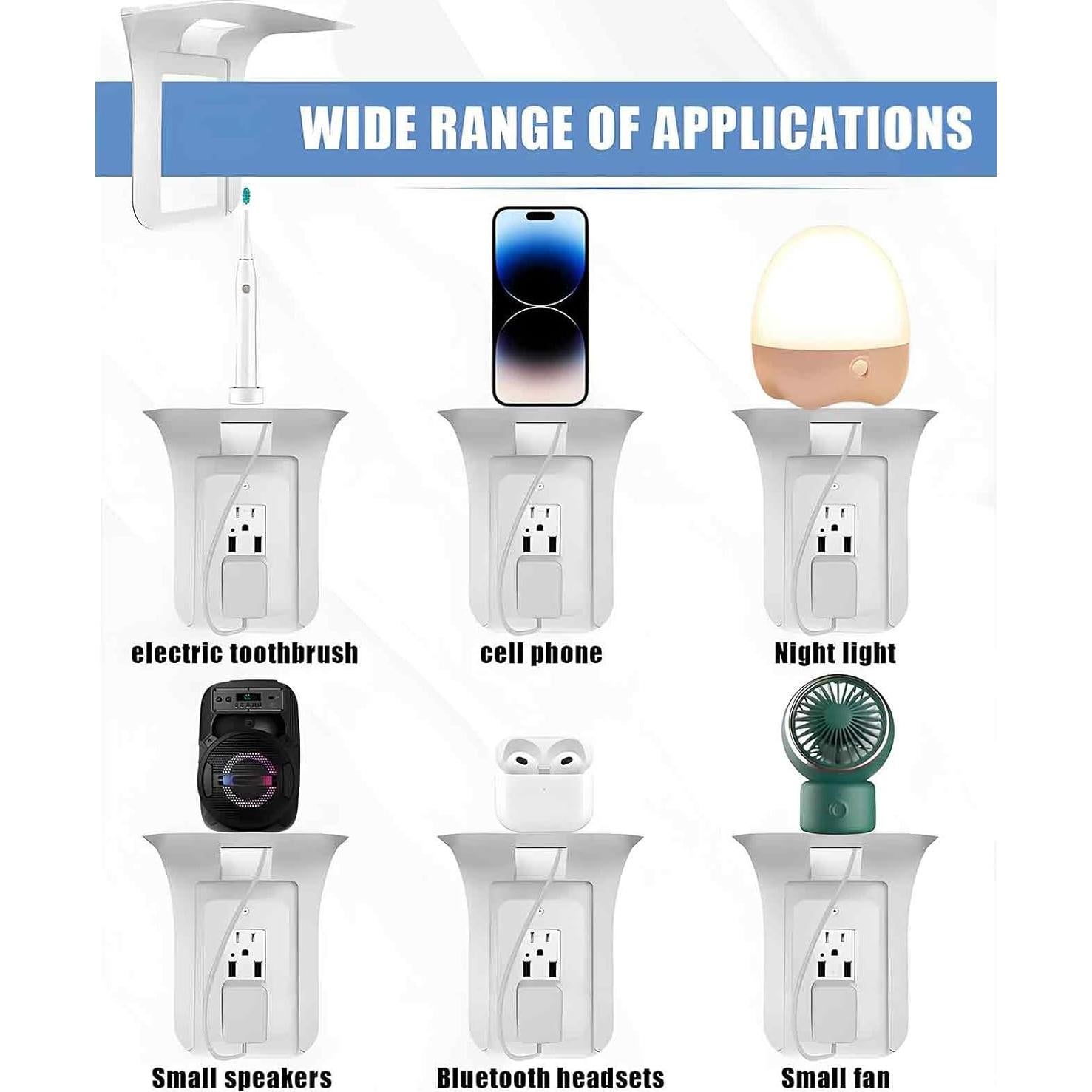 Estante de Enchufe Gaahkai SL064 - 3 Paquetes, 17x15 cm