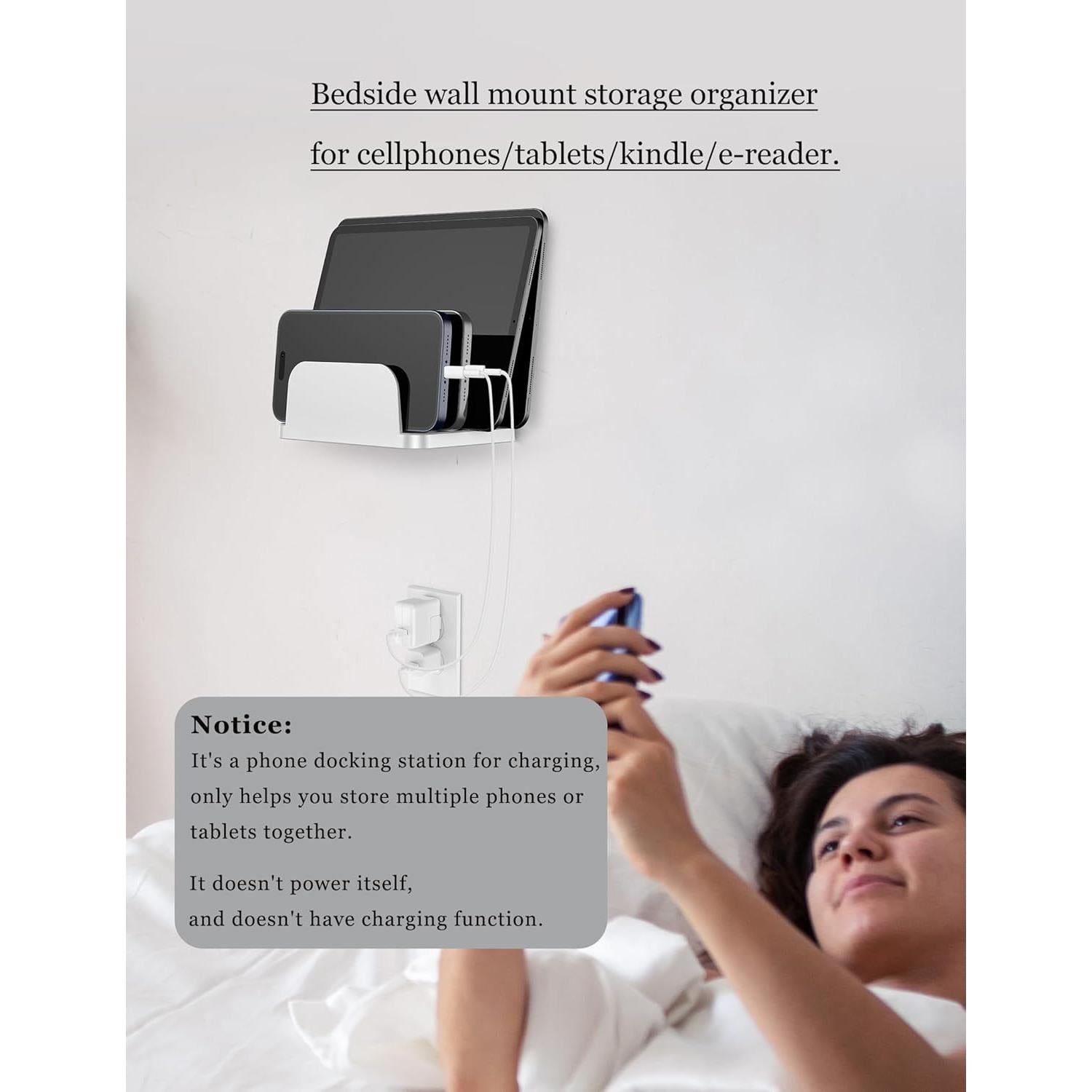 Soporte de Pared para Smartphones y Tablets NOTMBESTM 4 Ranuras