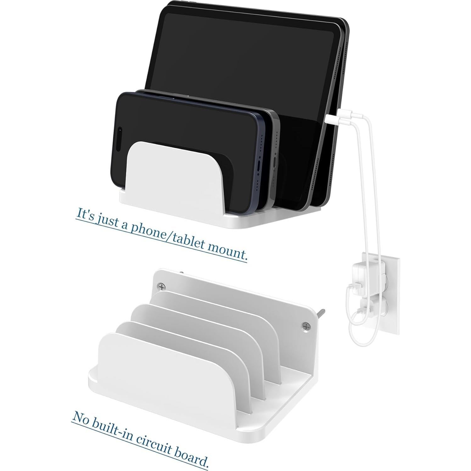 Soporte de Pared para Smartphones y Tablets NOTMBESTM 4 Ranuras