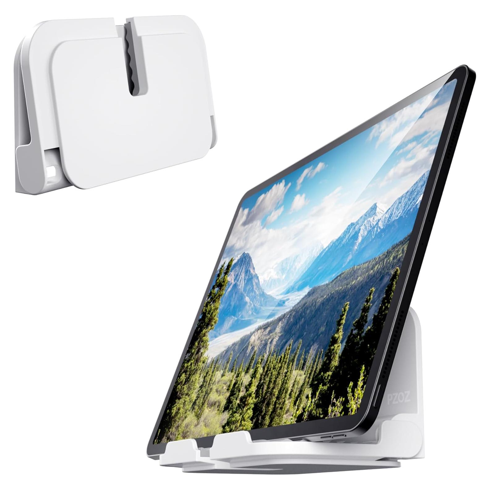 Soporte Plegable para Teléfono Móvil PZOZ Blanco 12.2x7.4cm