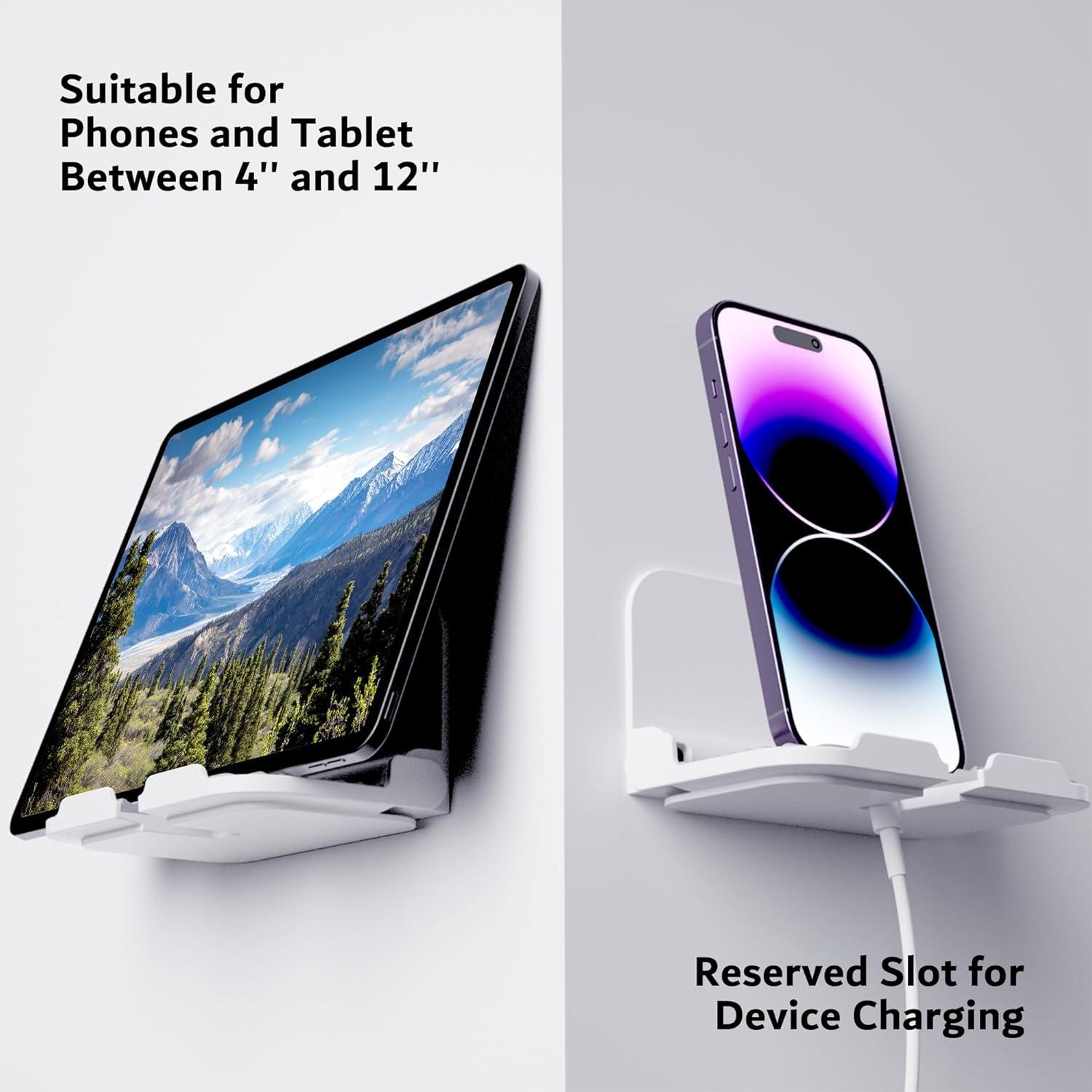 Soporte Plegable para Teléfono Móvil PZOZ Blanco 12.2x7.4cm