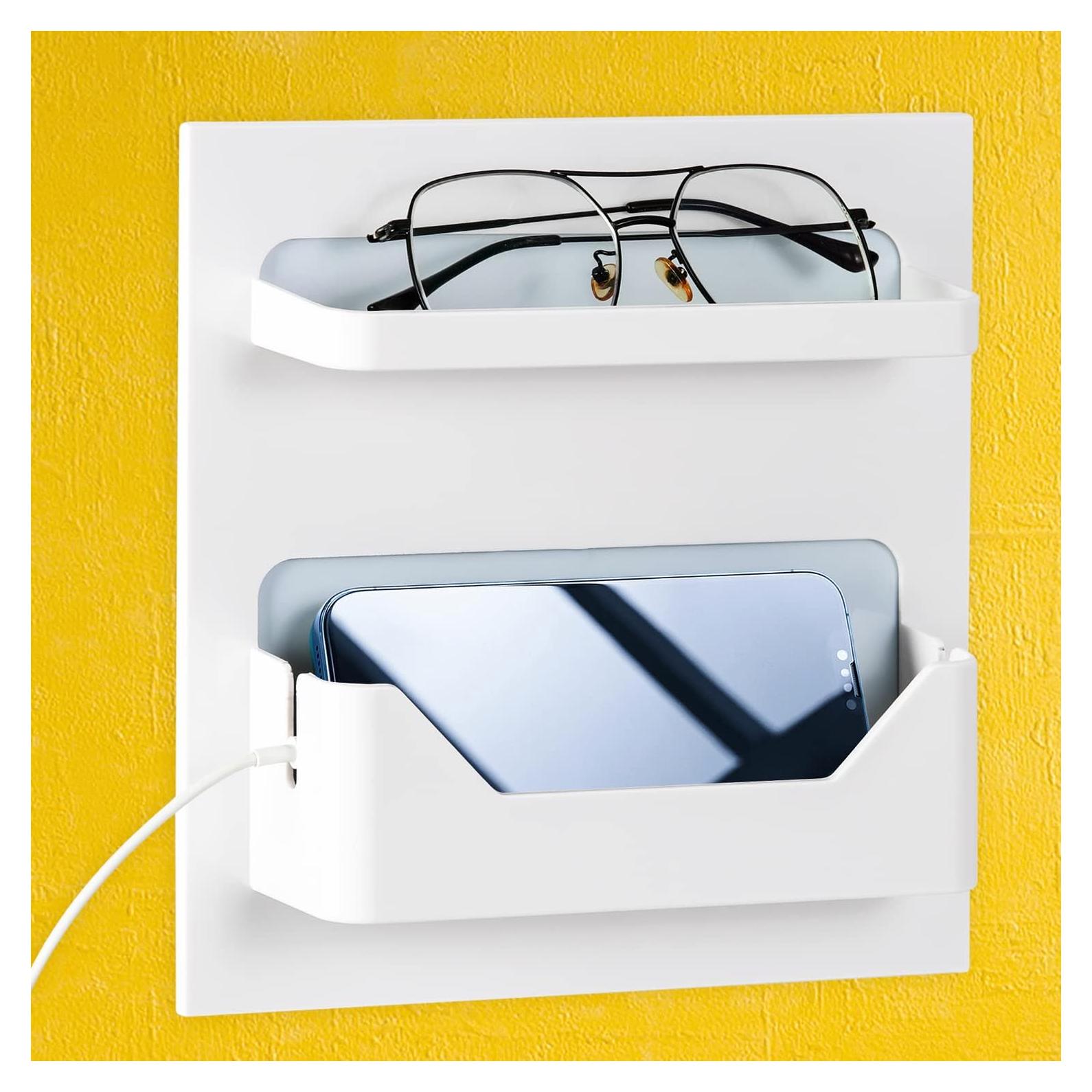 Estante LALASTAR para Mesita de Noche Adhesivo 22x22cm