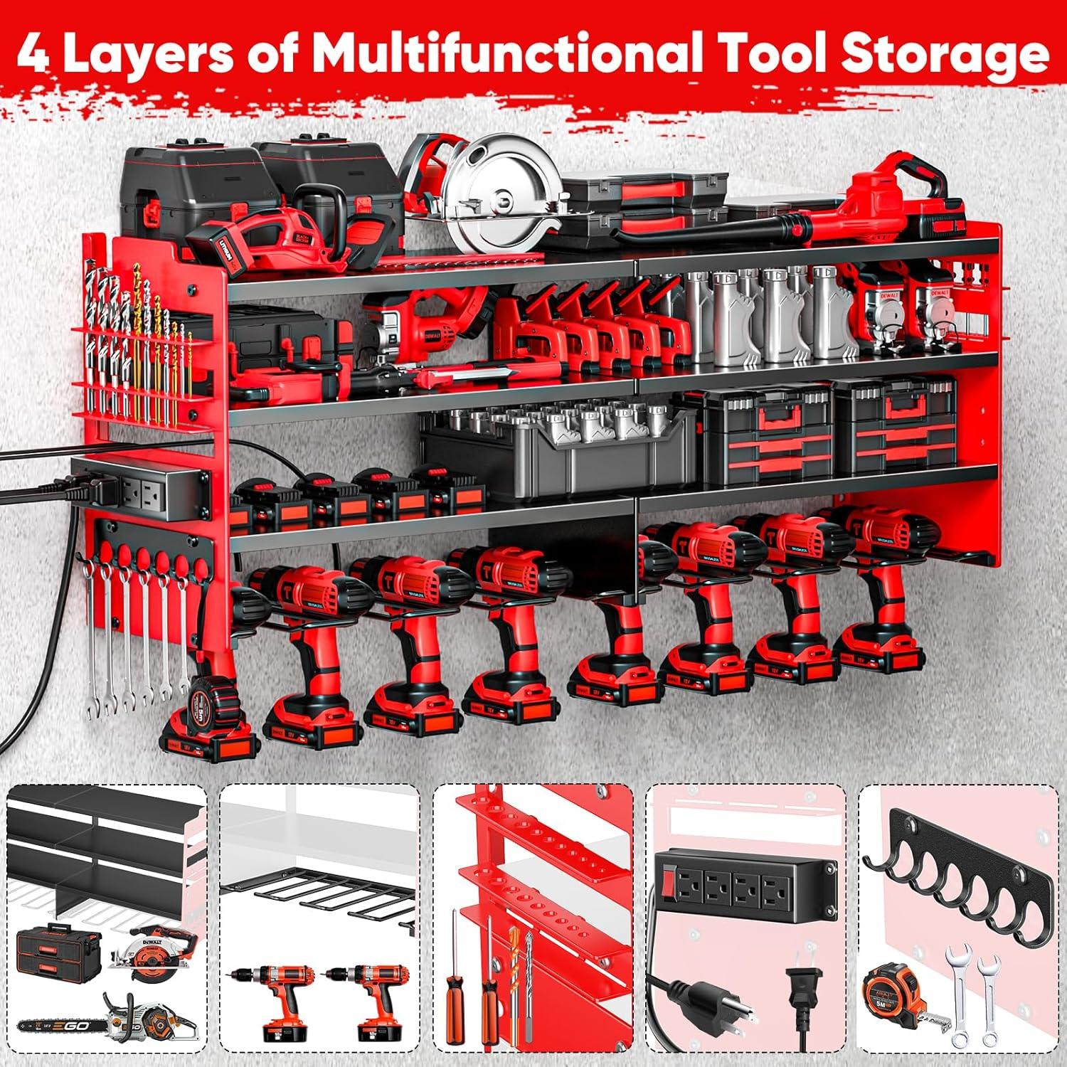 Organizador de Herramientas POKIPO Grande con Estación de Carga