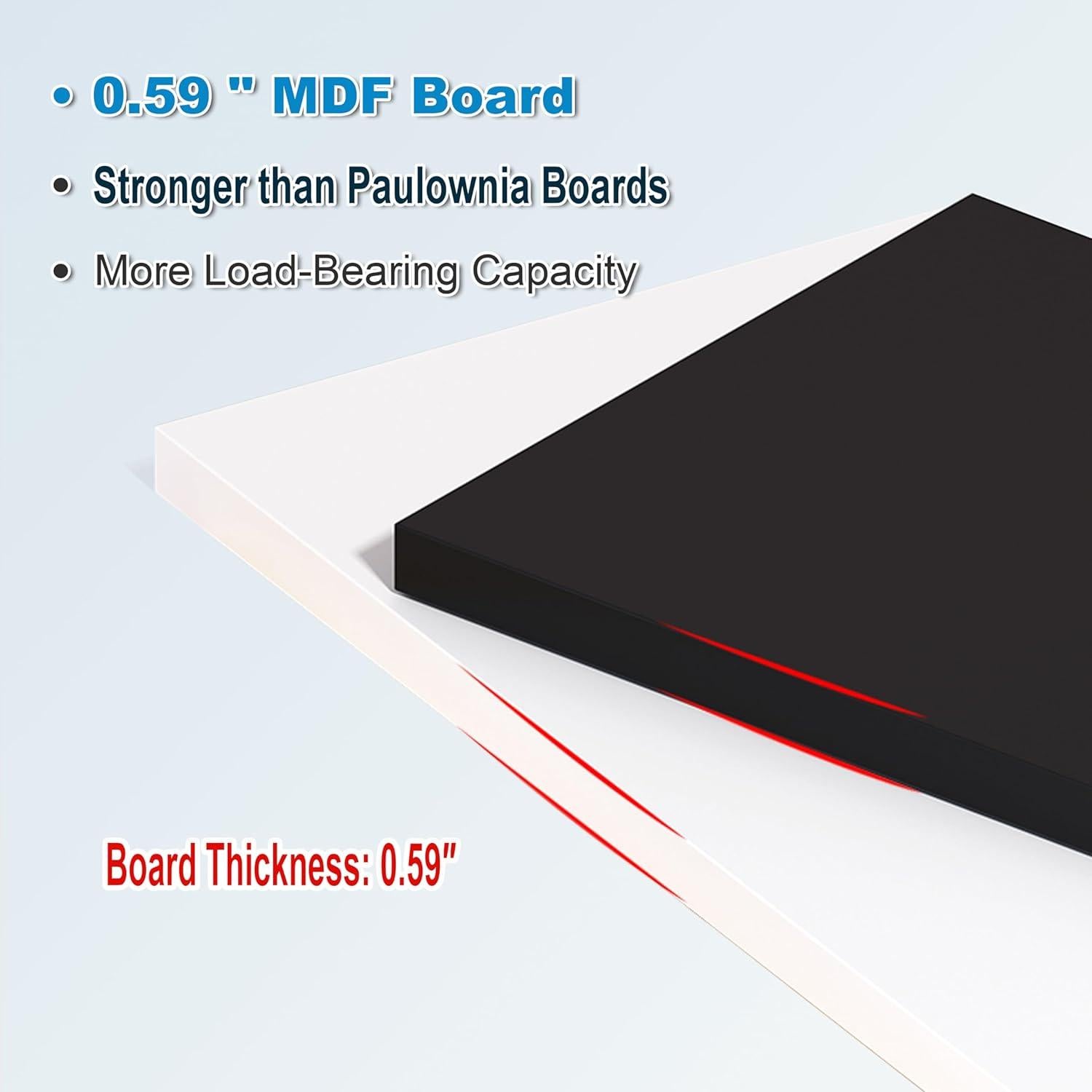 Estante Flotante Negro Wisfame para Dispositivos AV 40x20 cm