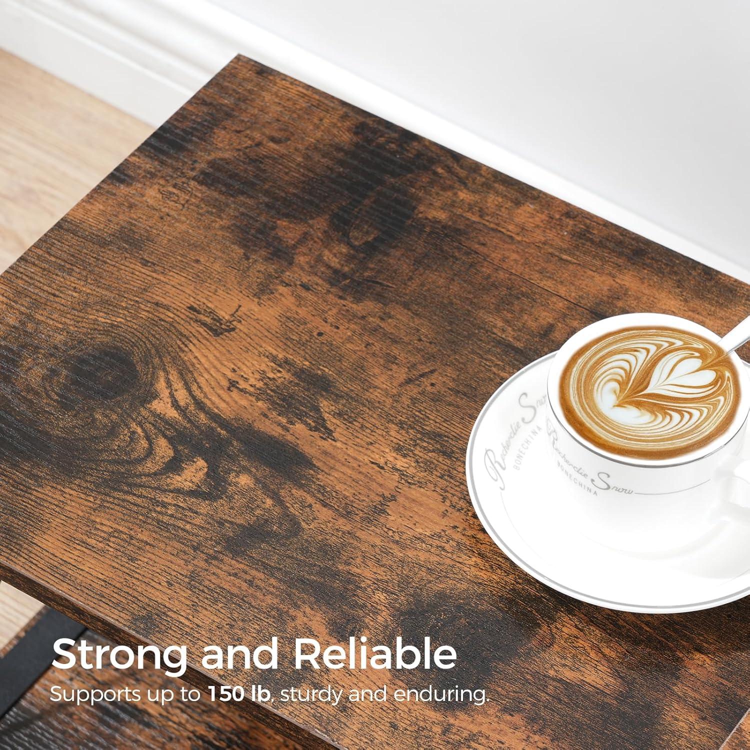 Soporte de TV Flotante MAHANCRIS Marrón Rústico 115x27.9x23.1cm