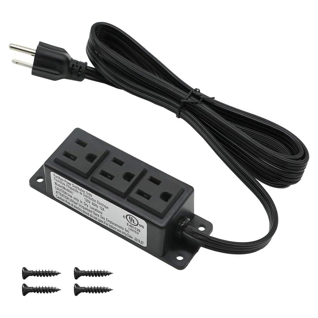 Regleta de Alimentación 3 Salidas AC 4 LEAF A03 Montable