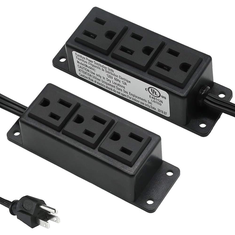 Regleta de Alimentación 3 Salidas AC 4 LEAF A03 Montable