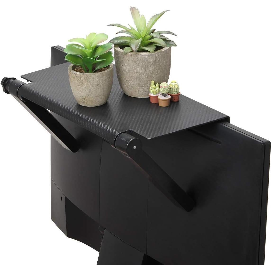 Estante Superior AHIER 33 cm para TV Montada en Pared - Negro