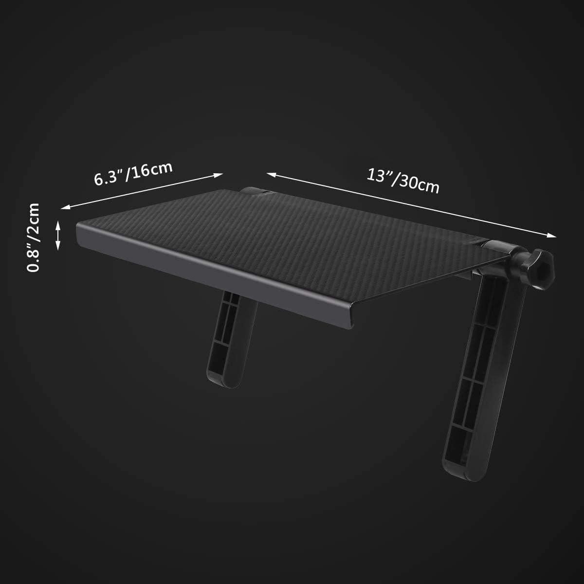 Estante Superior AHIER 33 cm para TV Montada en Pared - Negro