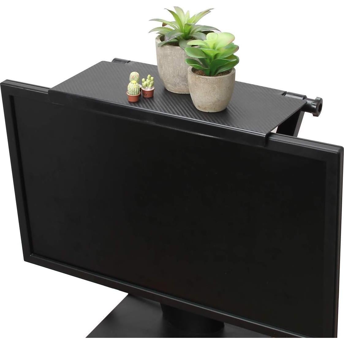 Estante Superior AHIER 33 cm para TV Montada en Pared - Negro