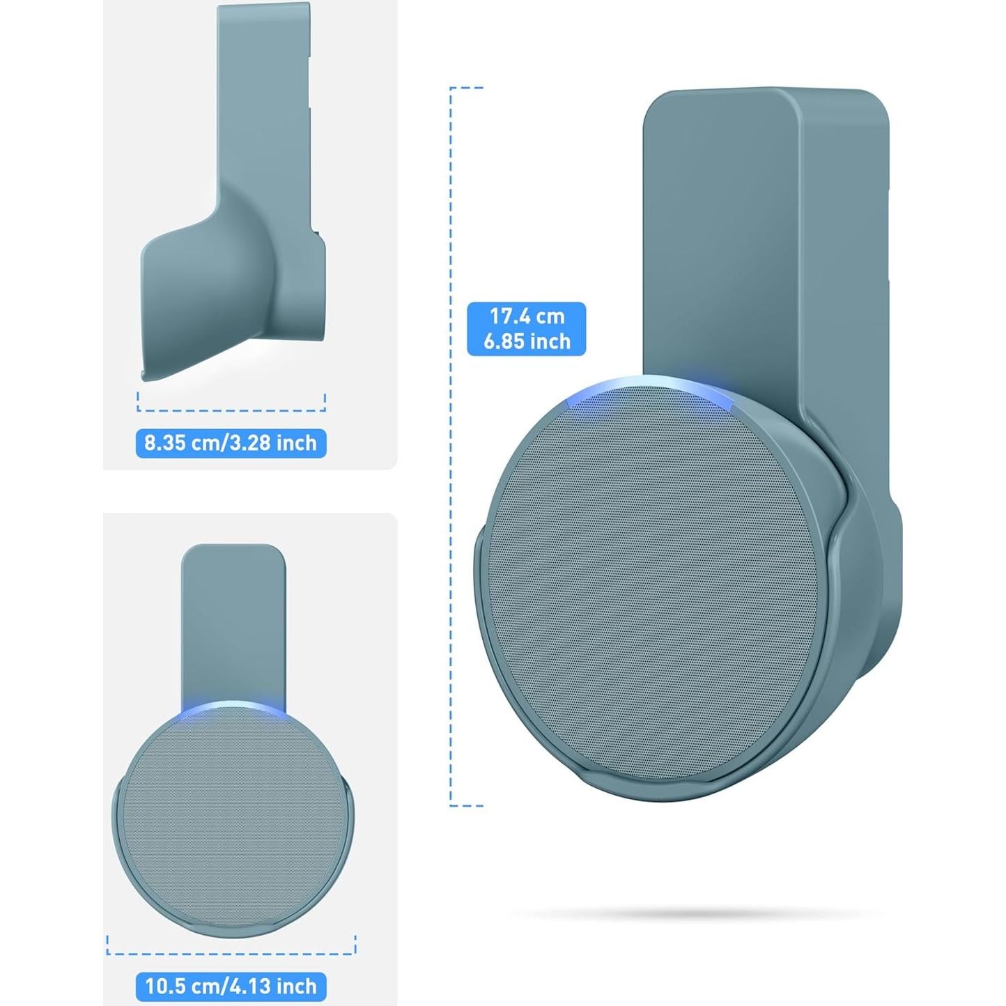 Soporte de Pared Maxonar Pop Verde - Sin Taladros, Oculta Cable