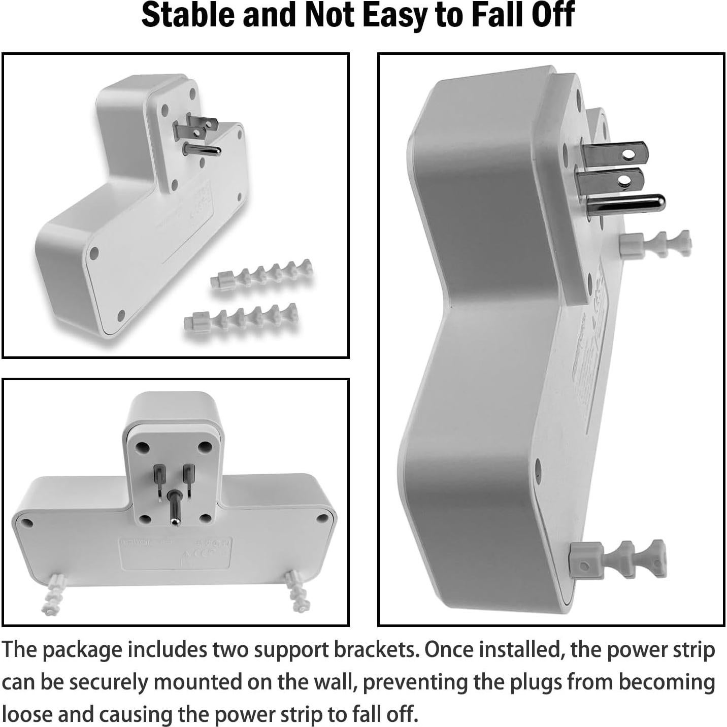 Regleta de Enchufe FANLIDE 6 en 1 con Luz Nocturna y USB