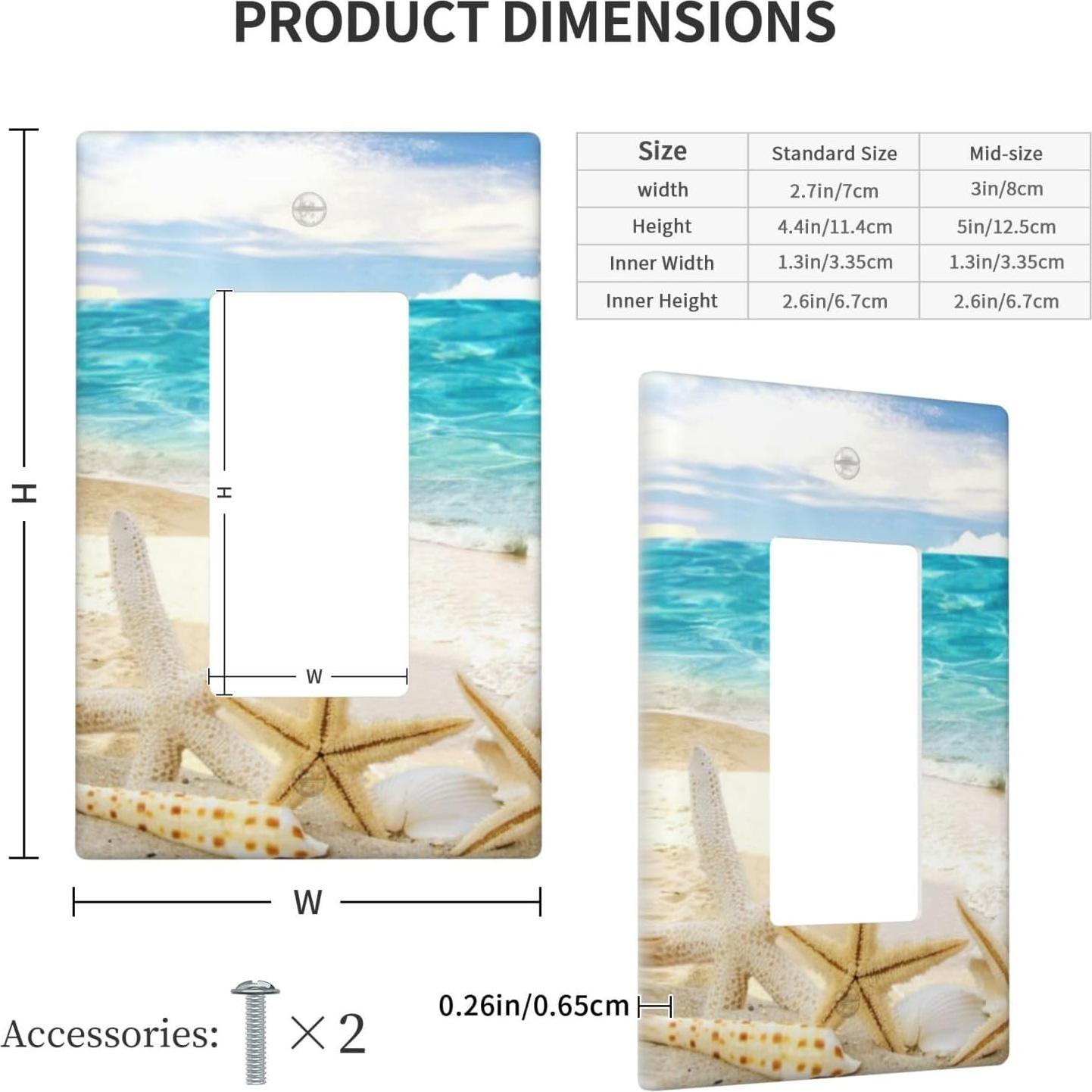 Placa de Pared Decorativa OLIEYFU Rocker Individual Playa