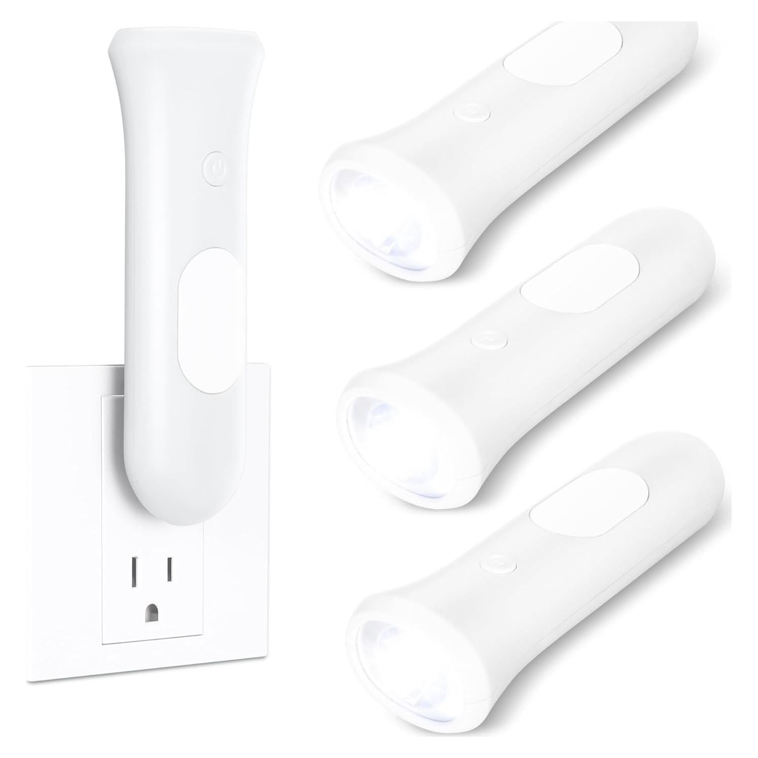 Luces de Emergencia 4 en 1 ROSSEX LED-03 Recargables 3 Pcs