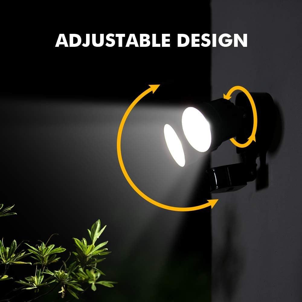 Luz de Inundación LED LUTEC P6221B-PIR24 2000 Lúmenes 18W