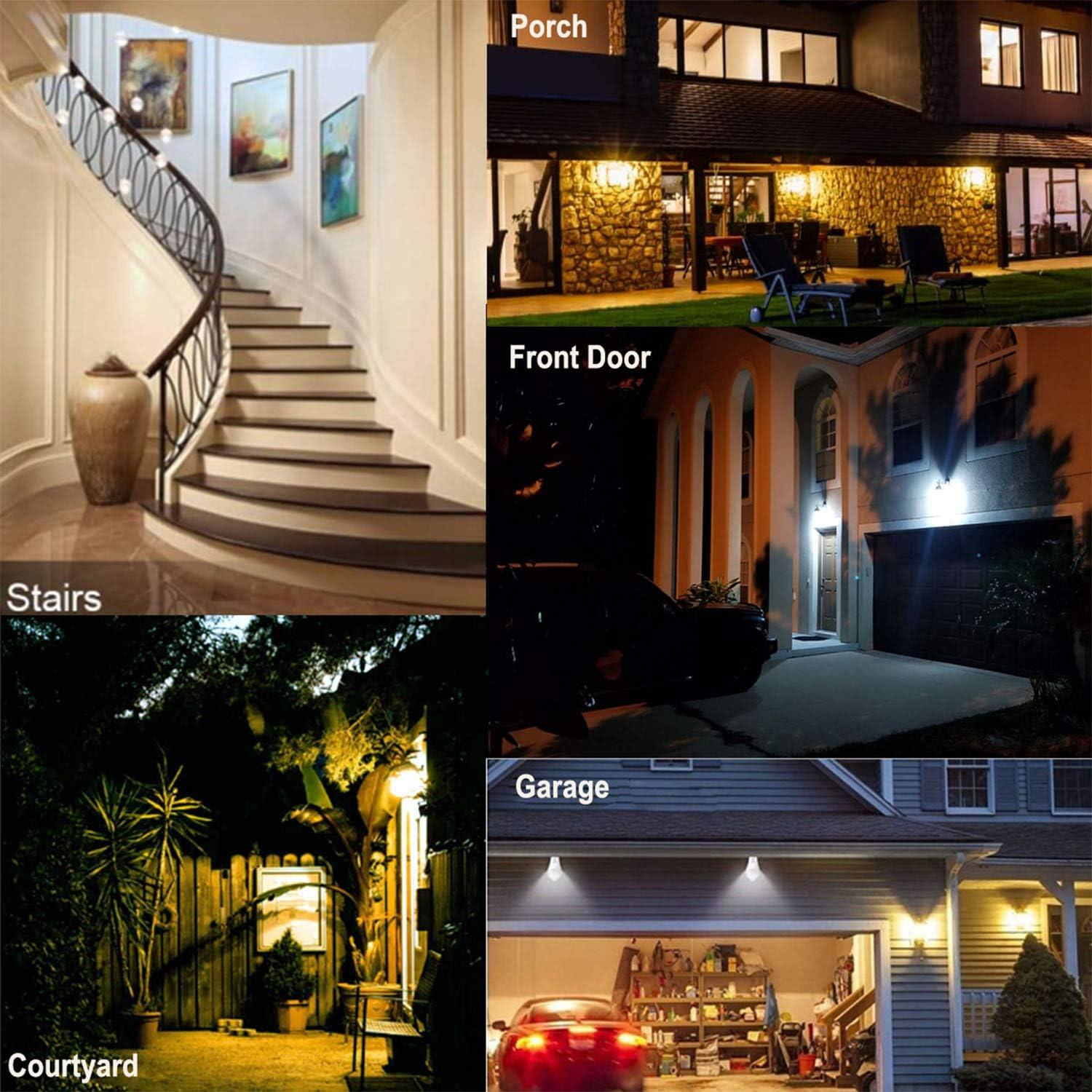 Bombillas LED de Seguridad MikeWin 13W con Sensor de Movimiento - 4 Paquetes