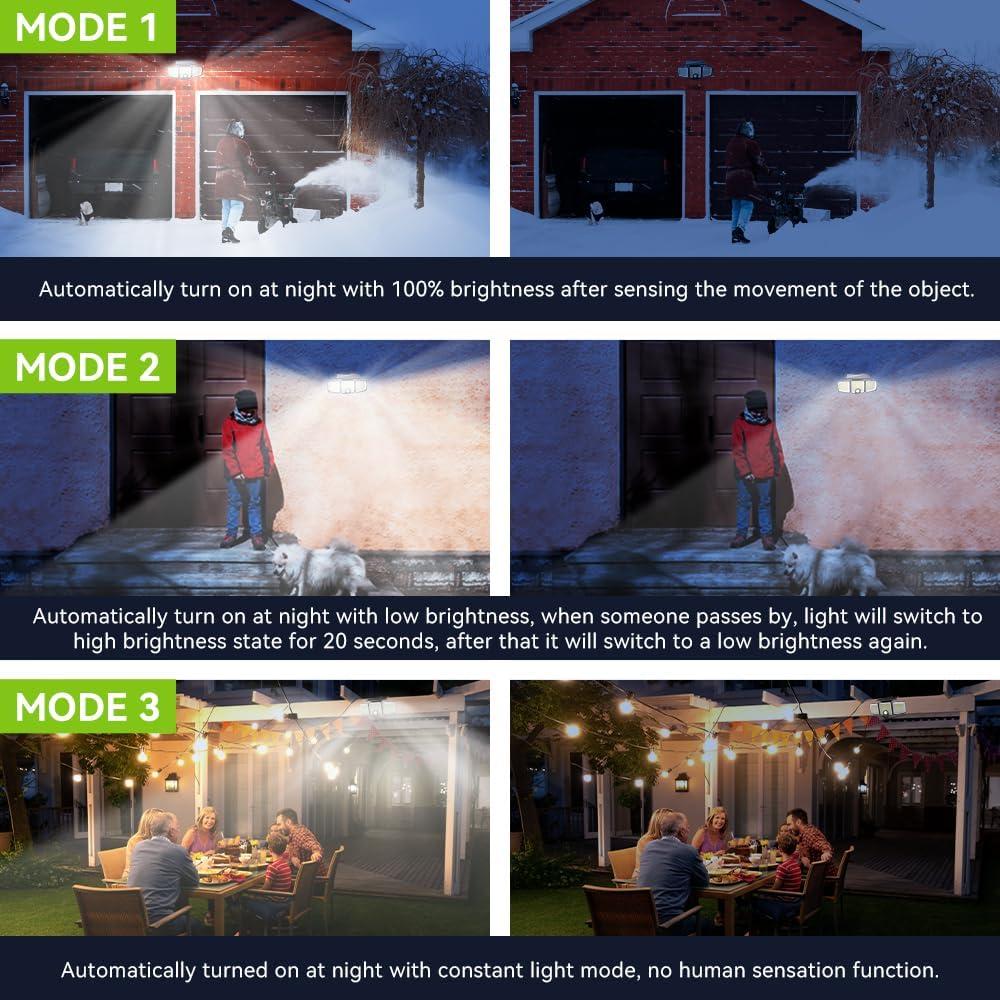 Luces Solares LED LUCISPIRA con Sensor de Movimiento 760LM