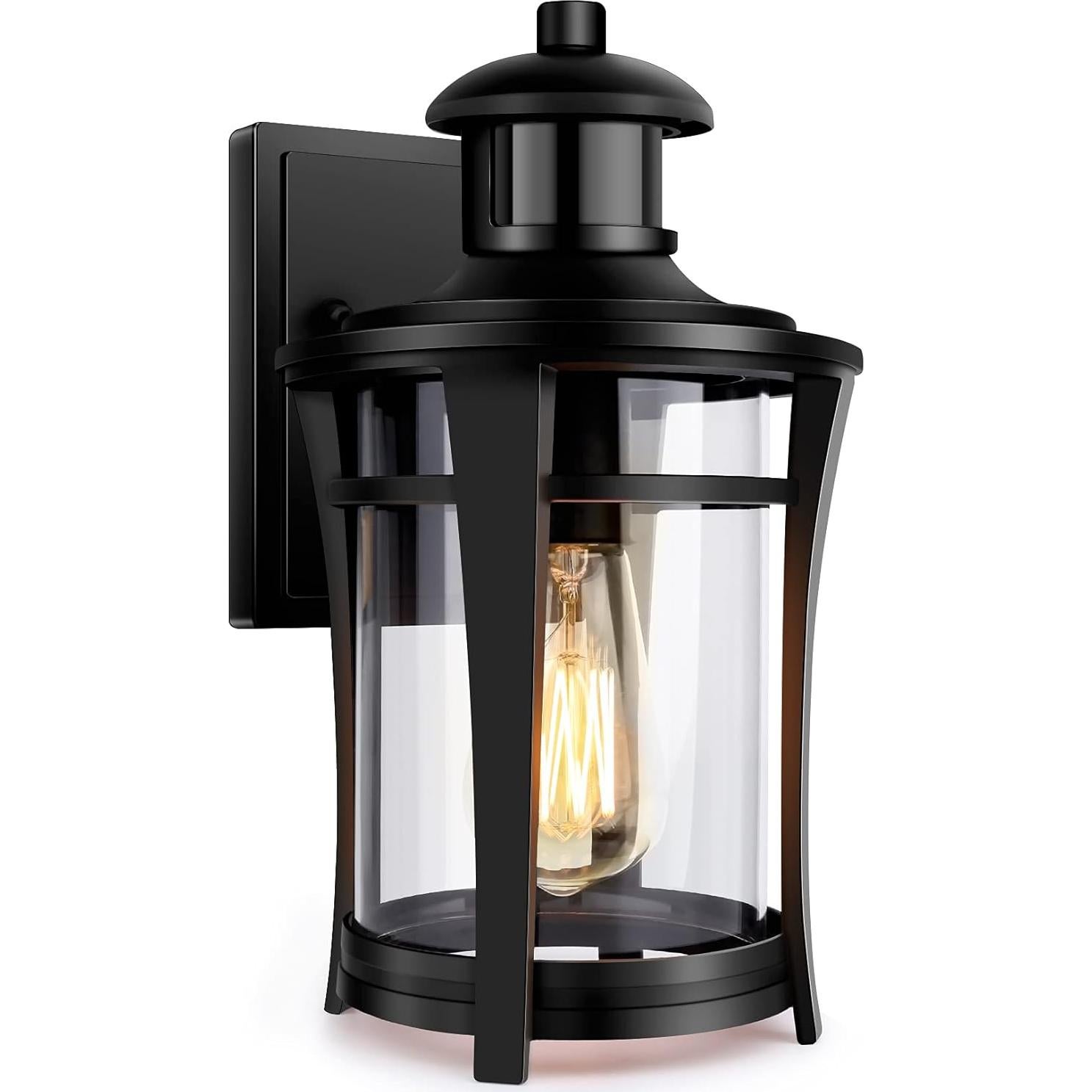 Lamomo Lámpara de Pared Exterior con Sensor de Movimiento 3 Modos