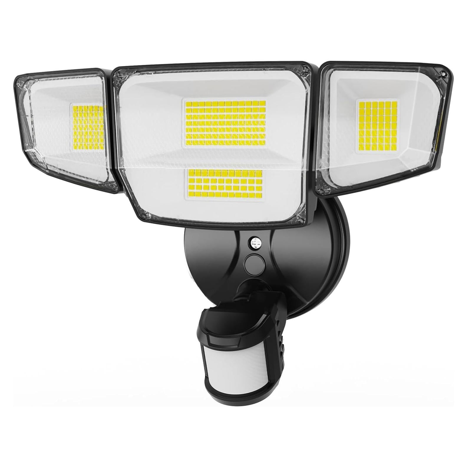 Luz de Seguridad LED 90W Abovizo con Sensor de Movimiento IP65