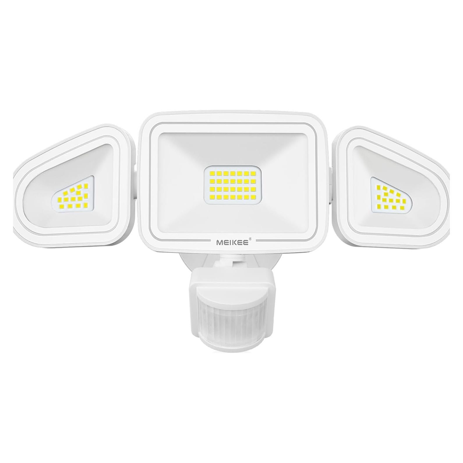 Luz de Seguridad LED MEIKEE 42W con Sensor de Movimiento IP65
