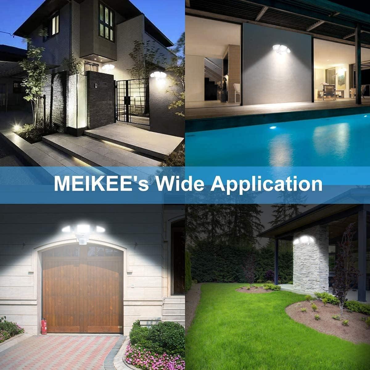 Luz de Seguridad LED MEIKEE 42W con Sensor de Movimiento IP65