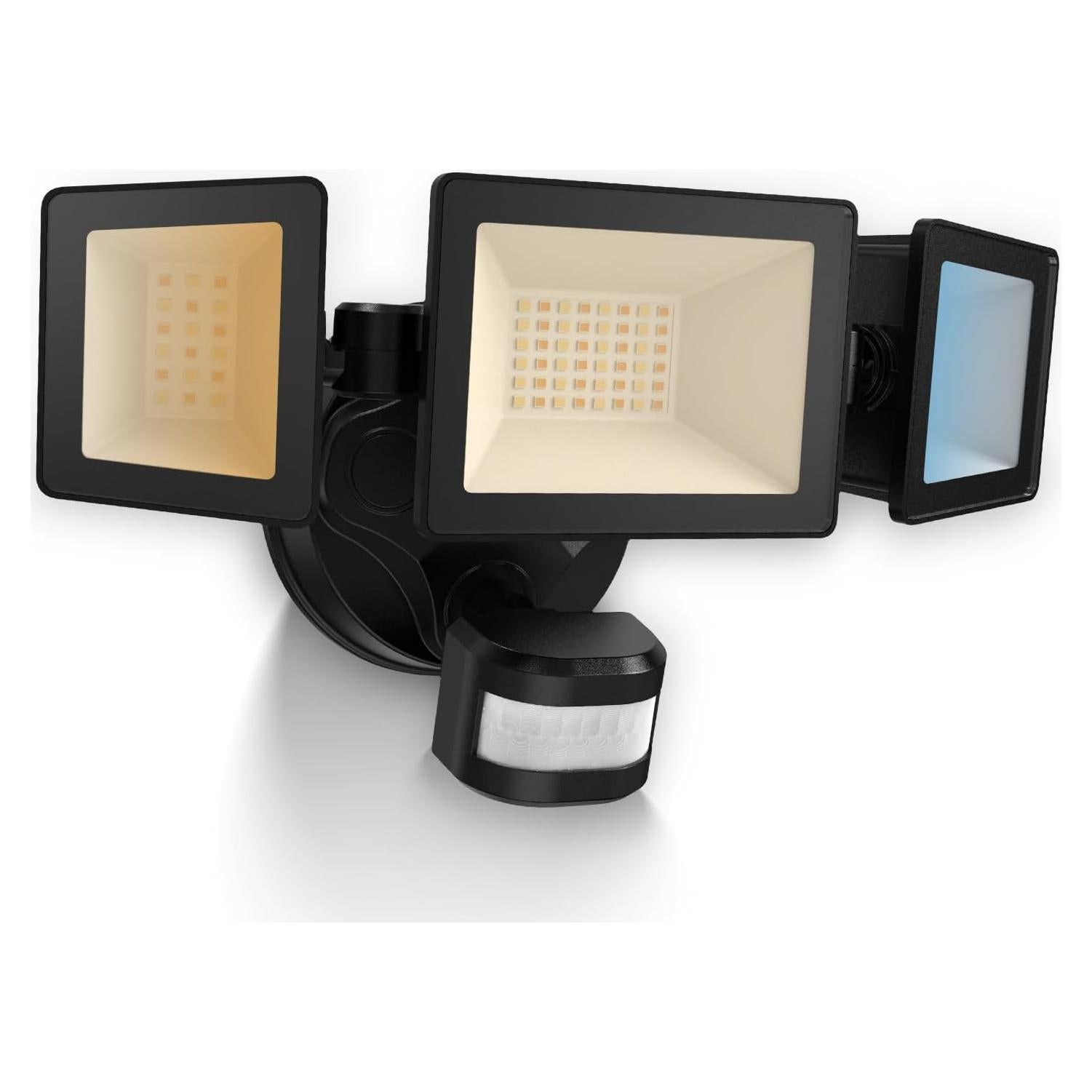 Luz Exterior LED ALUSSO 40W 4000LM con Sensor de Movimiento